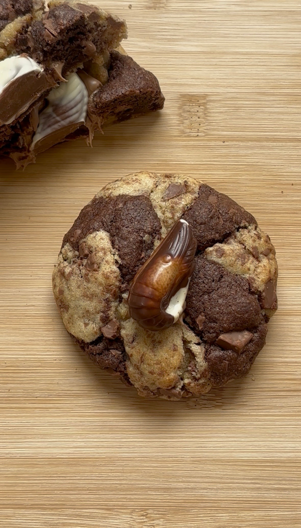 Praline Stuffed Guylian Cookie