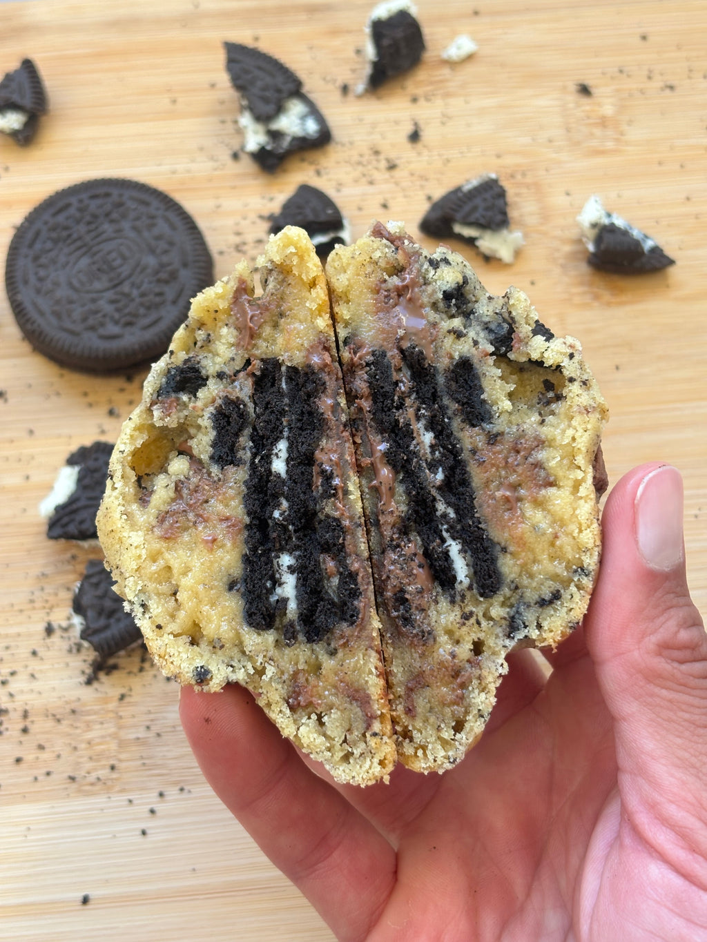 Oreo Stuffed Cookie
